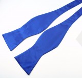    NM szatén köthető csokornyakkendő - Királykék